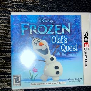 Frozen Olafs Quest Nintendo 3DS Game